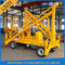 Opgezette de Boomlift van het het werkplatform Aanhangwagen, 15m 200kgs Automatische Mobiele Towable Boomlift